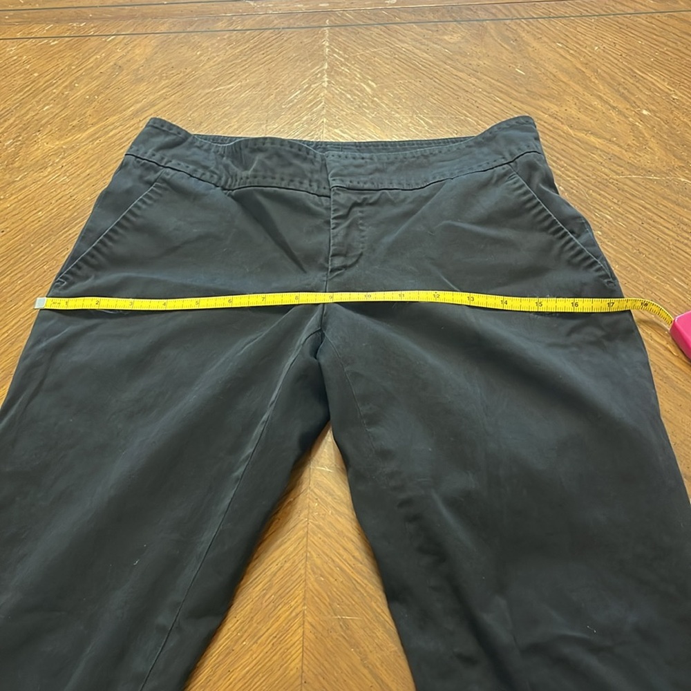 GUCCI Vintage Y2K Straight Leg Ankle Pants Black Sz 38 Italy 24” inseam - Picture 8 of 15